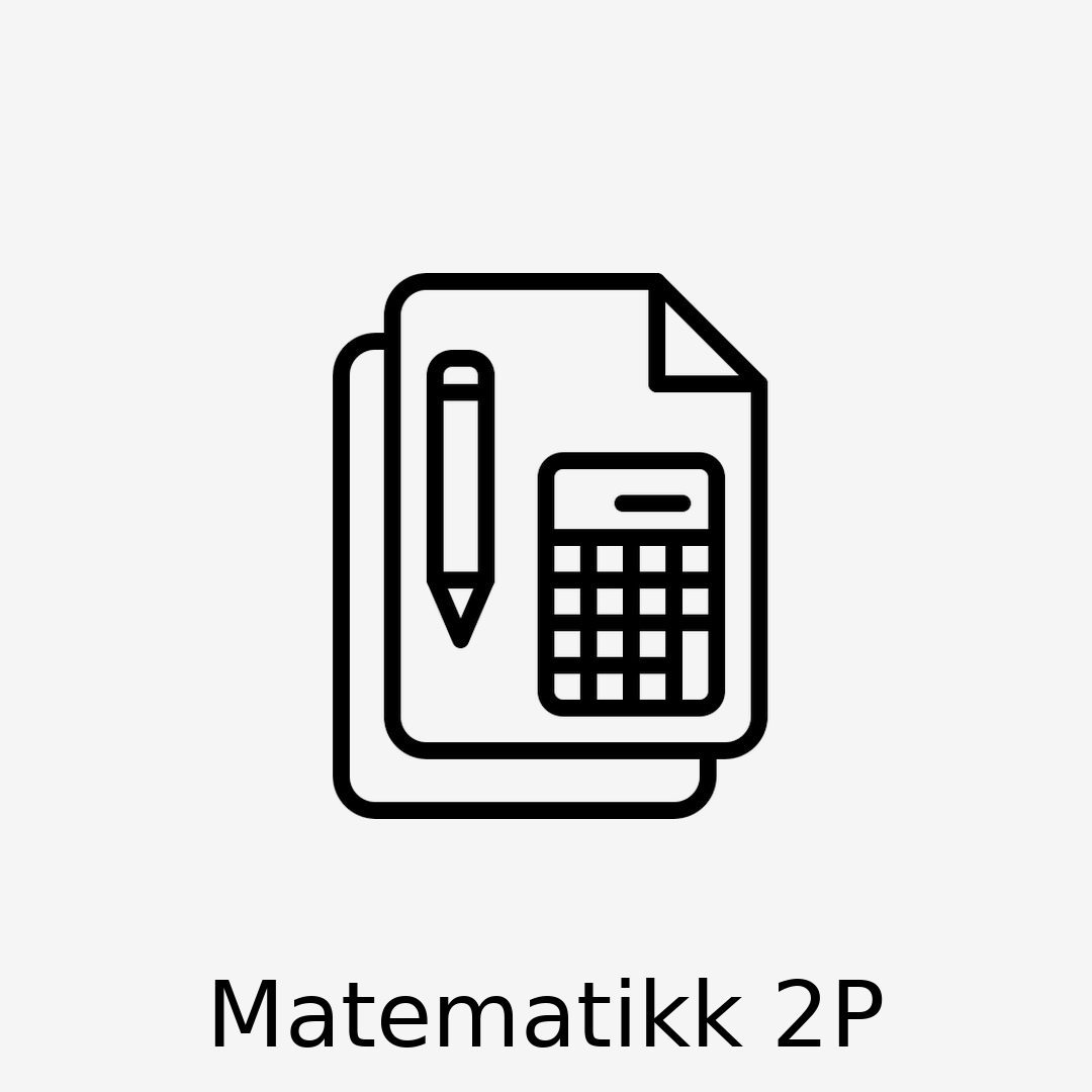 Matematikk 2P