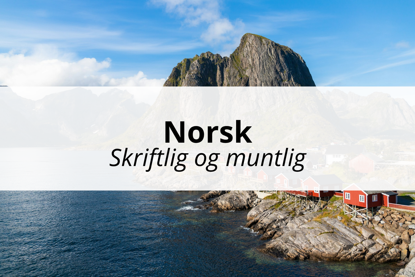 Norsk - Nettstudier