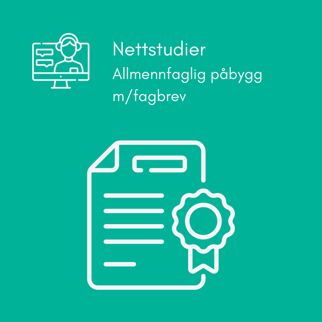 Allmennfaglig påbygg m/fagbrev - Nettstudier