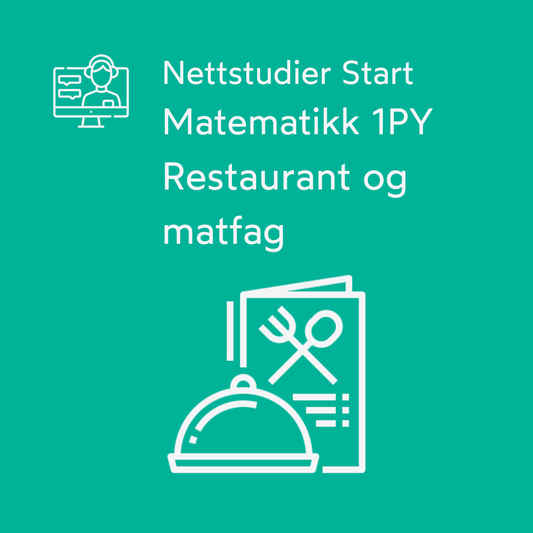 Matematikk 1PY - Restaurant og matfag - Nettstudier