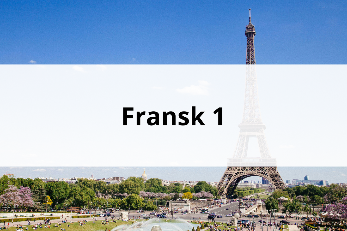 Fransk 1 - Nettstudier