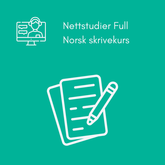 Norsk skrivekurs - Nettstudier