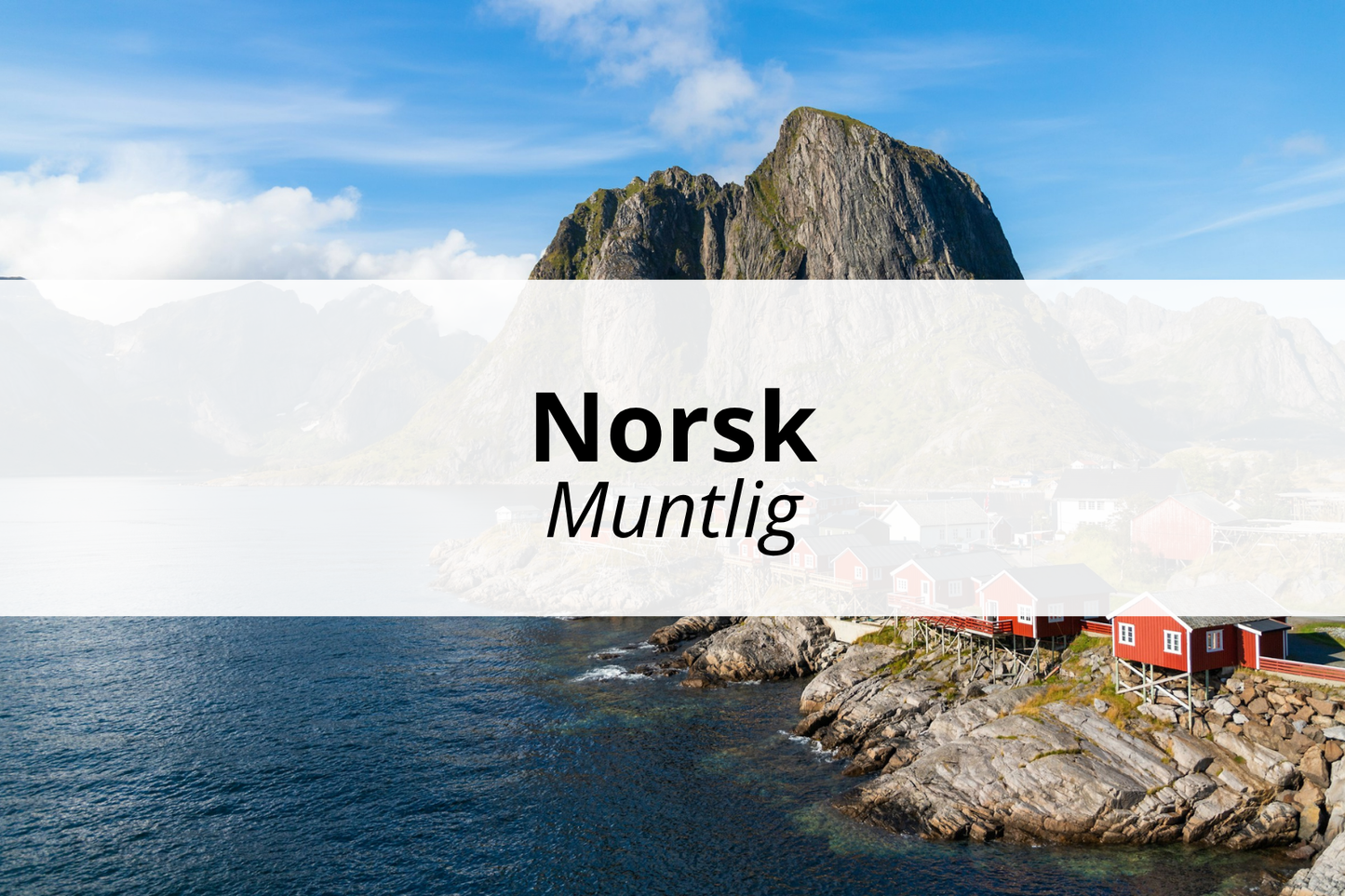 Norsk muntlig - klasseromskurs